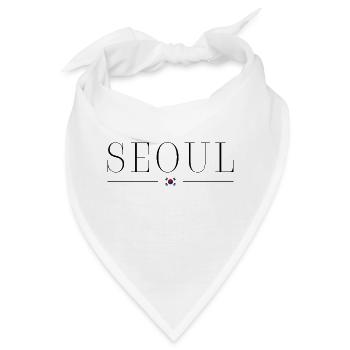 Ich liebe Seoul - Bandana - Weiß - Vorne