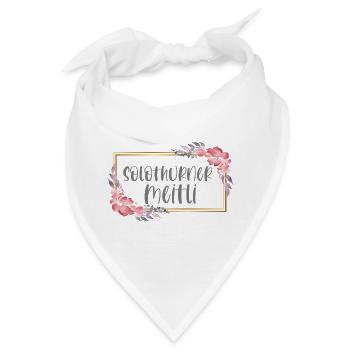 Schweiz Solothurn Mädchen Heimat Geschenk - Bandana - Weiß - Vorne