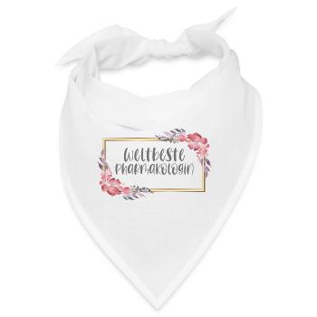 Pharmakologin Ärztin Doktorin Beruf Geschenk - Bandana - Weiß - Vorne