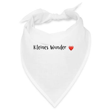 Kleines Wunder - Bandana - Weiß - Vorne