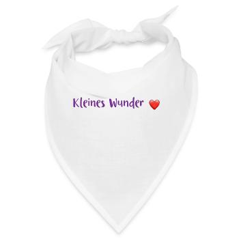 Kleines Wunder - Bandana - Weiß - Vorne