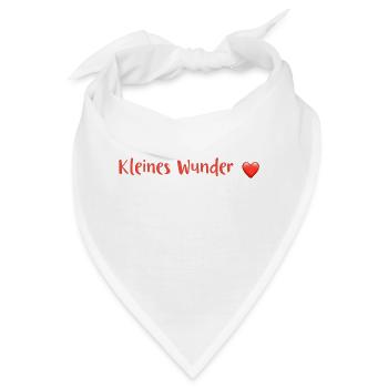 Kleines Wunder - Bandana - Weiß - Vorne