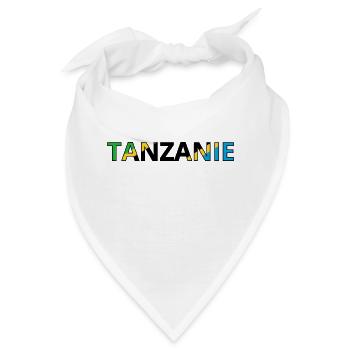 Flagge von Tansania - Bandana - Weiß - Vorne
