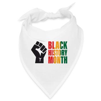 Black History Month - Bandana - Weiß - Vorne