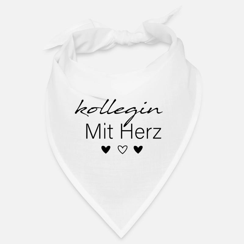 Kollegin Mit Herz Liebe Spruch Geschenk Bandana