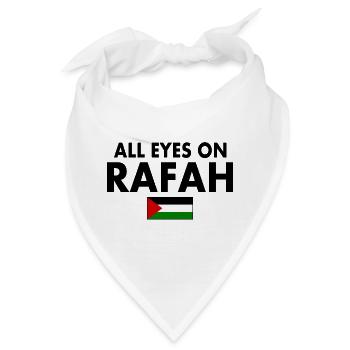 all eyes on rafah - Bandana - Weiß - Vorne