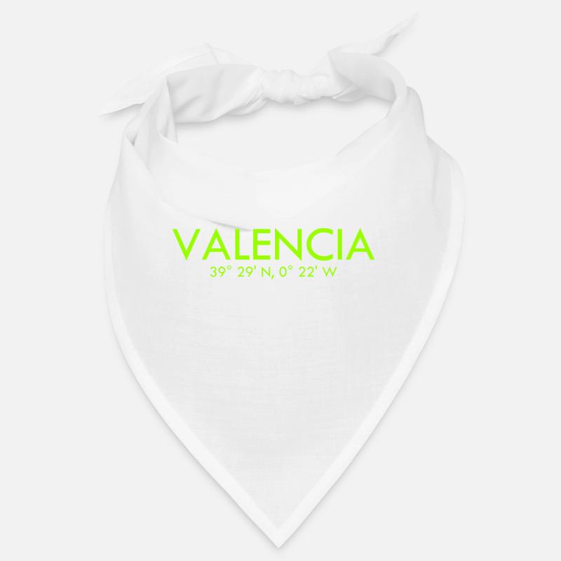 Valencia Spain Coordinates Latitude Longitude Bandana