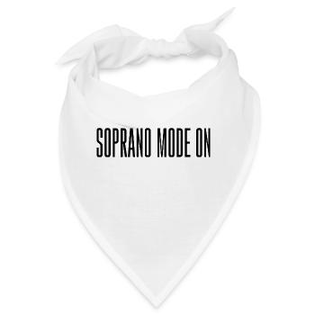 Soprano Mode On 3 - Bandana - Weiß - Vorne