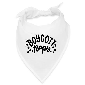 Nickerchen Boykottieren - Bandana - Weiß - Vorne