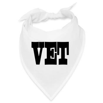 19 FETT - Bandana - Weiß - Vorne