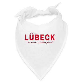 Lübeck T-Shirt – Perfekt für Fans - Bandana - Weiß - Vorne