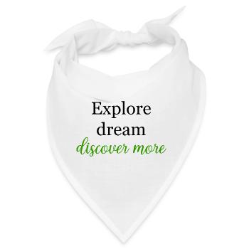 Entdecken Sie Dream Entdecken Sie mehr Lebensweg - Bandana - Weiß - Vorne