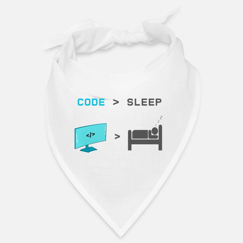 Code vs Sleep: Coder im Schlafmodus Bandana