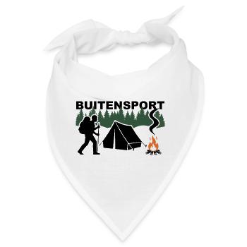 Sport im Freien - Bandana - Weiß - Vorne