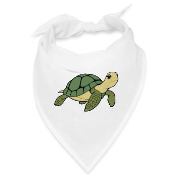 Schildkröten Schildkröten - Bandana - Weiß - Vorne