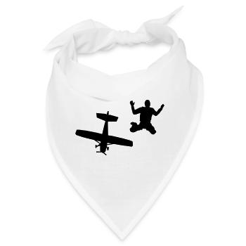 Skydiver - Bandana - Weiß - Vorne