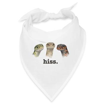 Schlangenzischen Lustiges Schlangenliebhaber Lusti - Bandana - Weiß - Vorne
