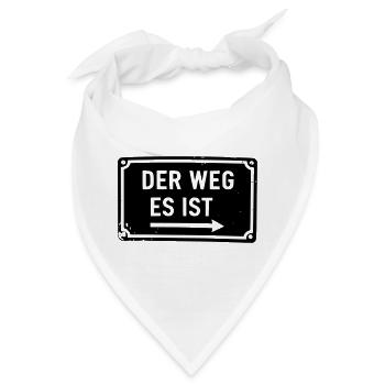 Der Weg es ist - Das ist der Weg - Milchstrasse - Bandana - Weiß - Vorne