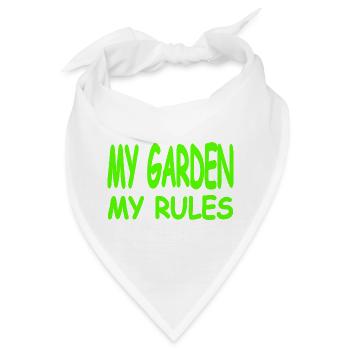 Garten - Bandana - Weiß - Vorne