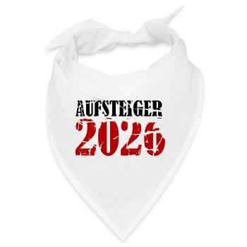 Aufsteiger 2026 Aufstieg - Bandana - Weiß - Vorne