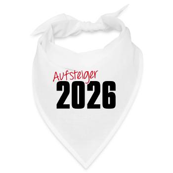 Aufsteiger 2026 Aufstieg - Bandana - Weiß - Vorne