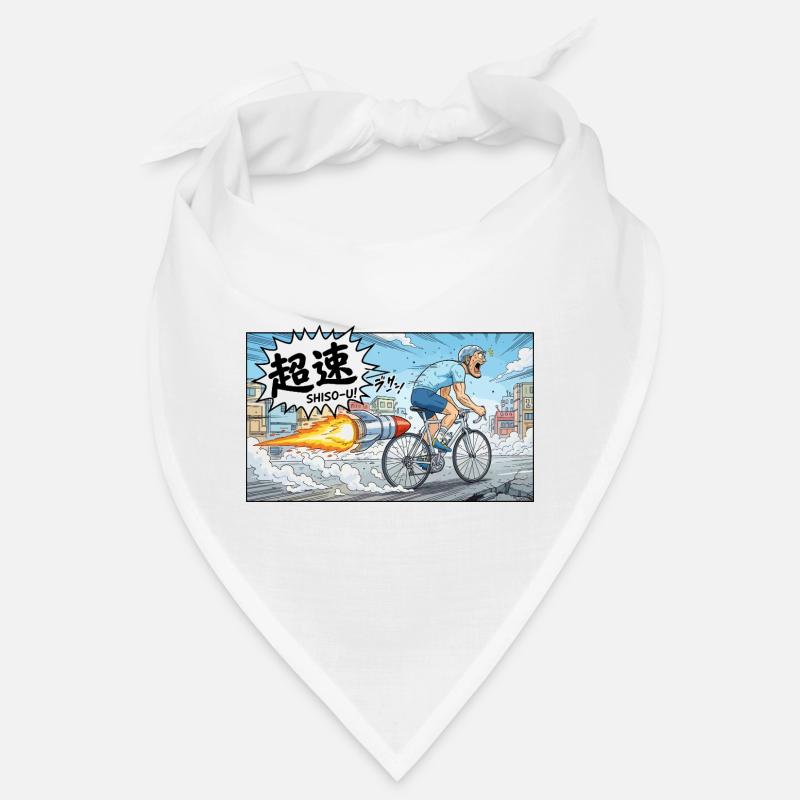 Hypervelocity-Radfahrer mit Raketenexplosion Bandana