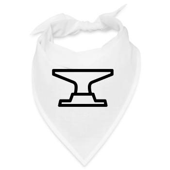Amboss - Bandana - Weiß - Vorne