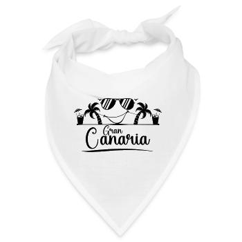 Gran Canaria - Bandana - Weiß - Vorne
