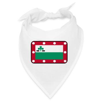 Meppeldag-Flaggenlogo – Urban Style - Bandana - Weiß - Vorne