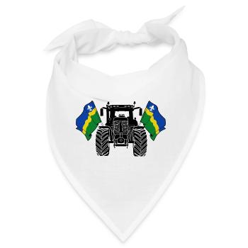 Flevoland_Tractor_Pride - Bandana - Weiß - Vorne