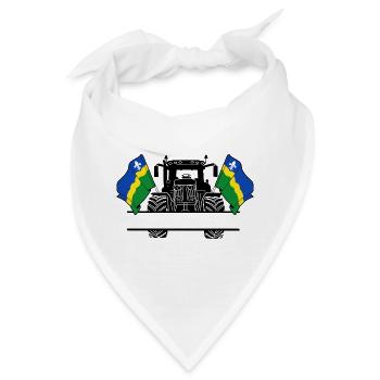 Flevoland_Tractor_Custom_Edition - Bandana - Weiß - Vorne