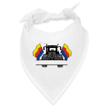 Nord Holland_Tractor_Custom_Edition - Bandana - Weiß - Vorne
