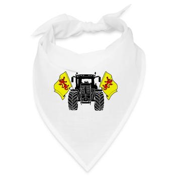 Süd Holland_Tractor_Pride - Bandana - Weiß - Vorne