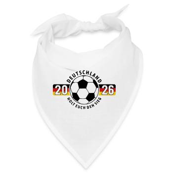 Fußball | Holt euch den Sieg | Deutschland 2026 - Bandana - Weiß - Vorne