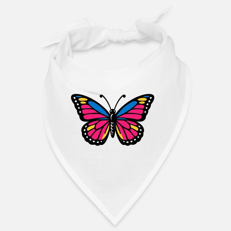 Papillon aux ailes colorées Bandana