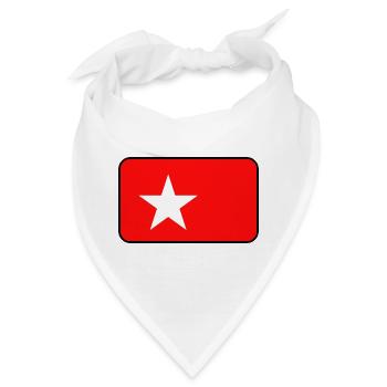 Logo der Maastricht-Flagge - Bandana - Weiß - Vorne