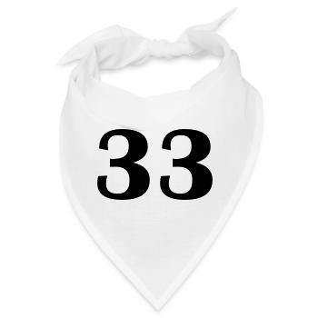 33 - Bandana - Weiß - Vorne