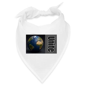Weltball-Einheit in Bewegung - Bandana - Weiß - Vorne