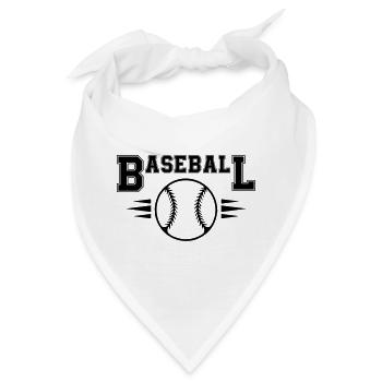 Baseball - Bandana - Weiß - Vorne