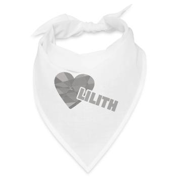 Herzchen Lilith - Bandana - Weiß - Vorne