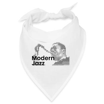 Moderne Jazz-Ikone - Bandana - Weiß - Vorne