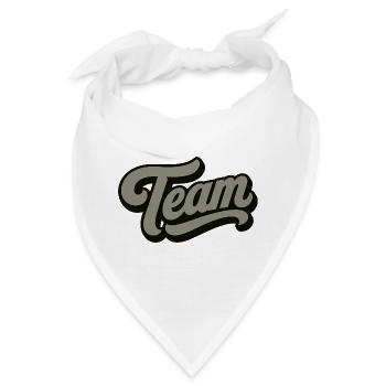 Team - Bandana - Weiß - Vorne
