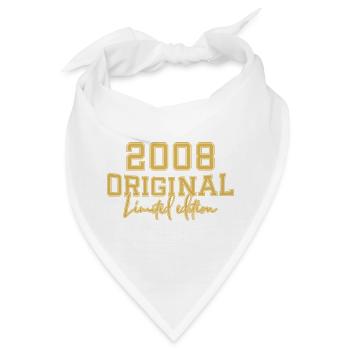 18. Geburtstag, 18 Jahre - Bandana - Weiß - Vorne
