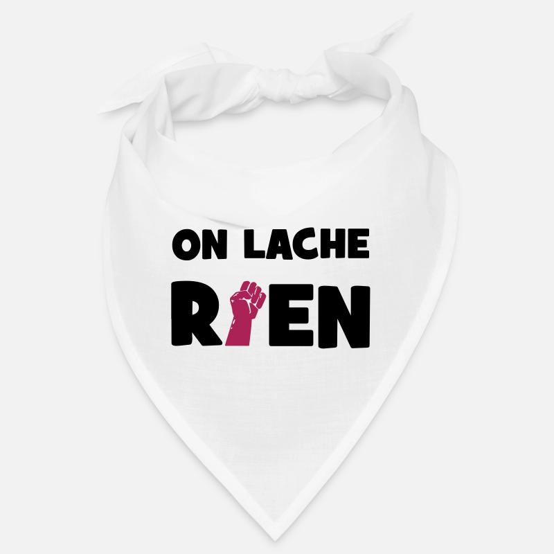 On lâche rien ! - Bandana - blanc