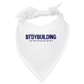 MOT4 bodybuilding Star-Athleten m - Bandana - Weiß - Vorne