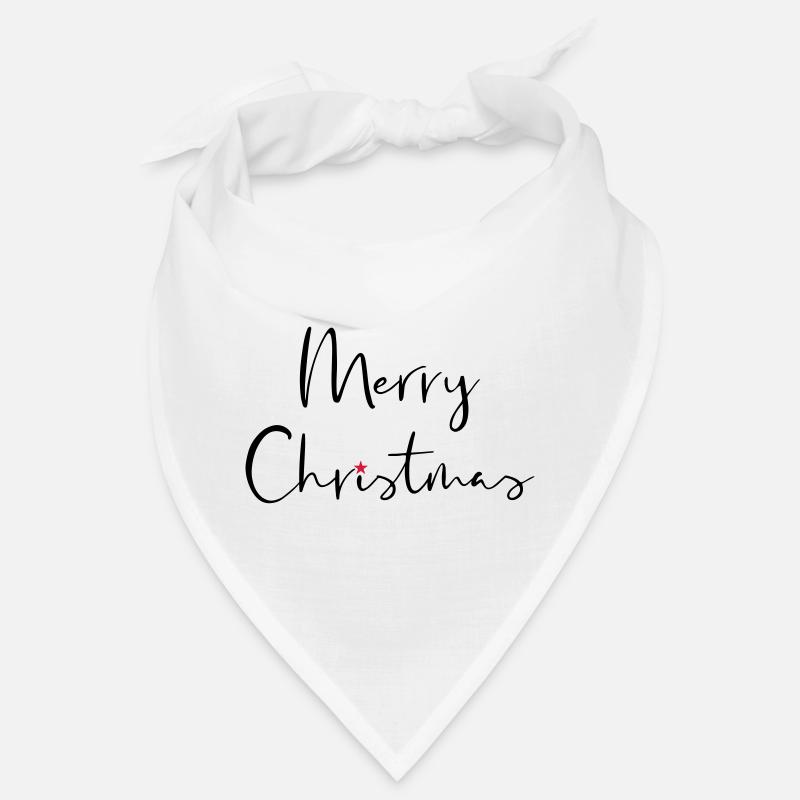 Merry Christmas Stern Geschenk Weihnachten Bandana