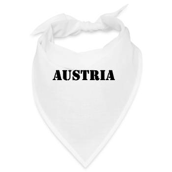 AUSTRIA - Bandana - Weiß - Vorne
