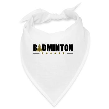 Badminton Stars Logo - Bandana - Weiß - Vorne