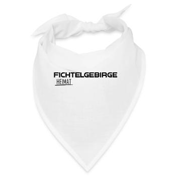 Fichtelgebirge Heimat - Bandana - Weiß - Vorne