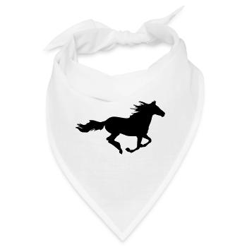 Wildpferd - Bandana - Weiß - Vorne